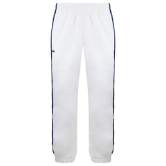 Lacoste Stretch Waist Mens White/Blue Track Pants