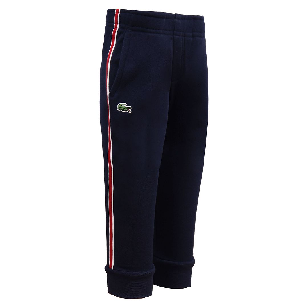 Lacoste Stretch Waist Kids Navy Track Pants