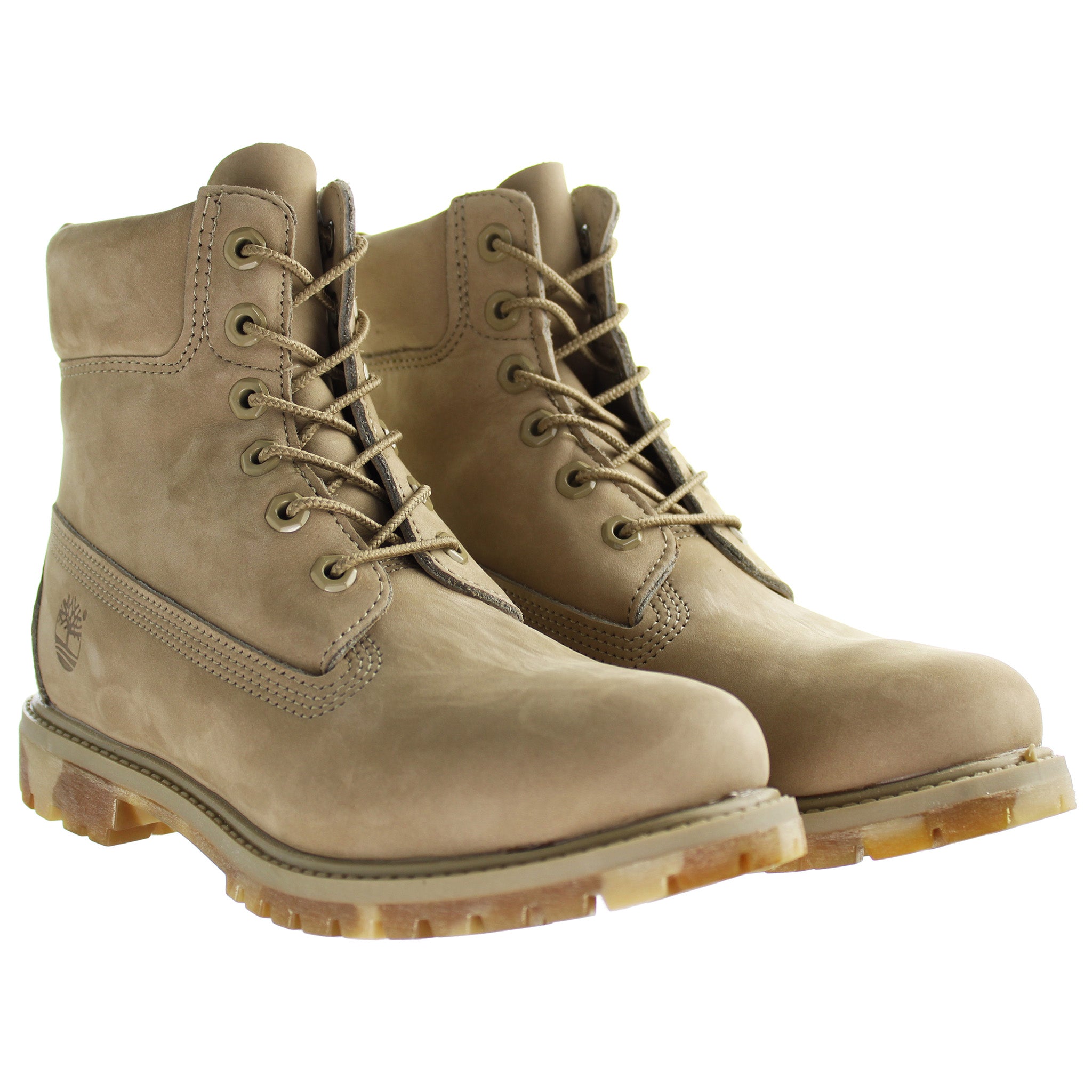 Timberland Premium 6 Inch Beige Womens Boots