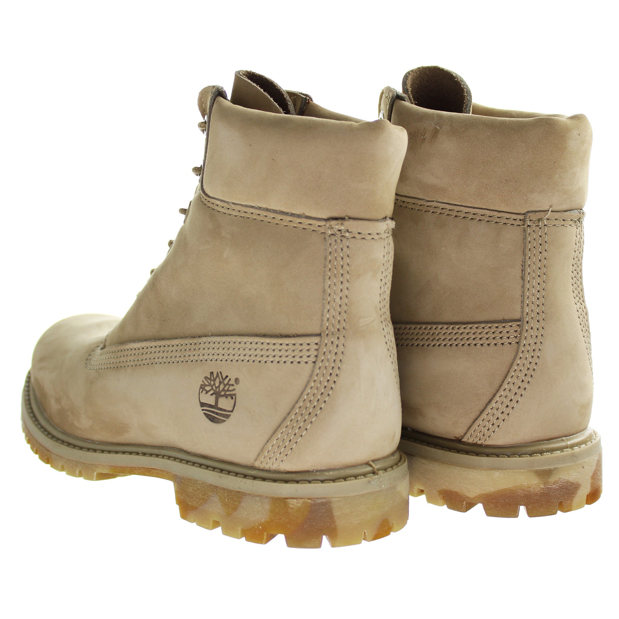 Timberland Premium 6inch Womens Beige Boots