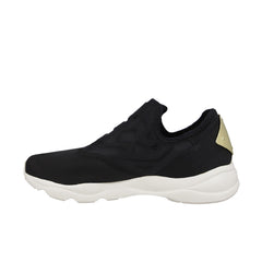 Reebok Furylite Slip On Black Synthetic Womens Trainers AR2716