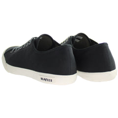 Seavees Army Issue Standard Mens Black Plimsolls
