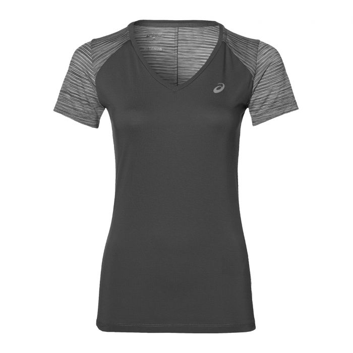 Asics Motion Cool FuzeX Womens Grey T-Shirt