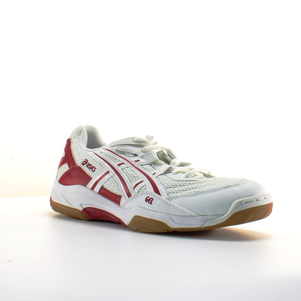 Asics Gel-Hunter 2 Red White Synthetic Womens Lace Up Trainers B25SQ 0101