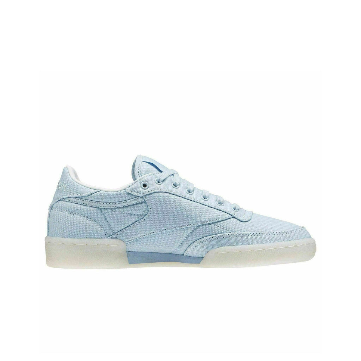 Reebok Club C 85 Lace-Up Blue Canvas Womens Trainers BD2841