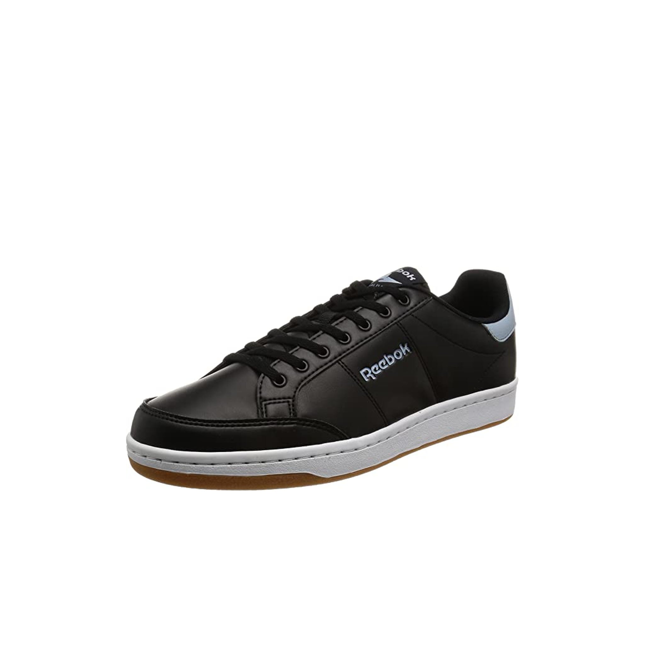 Reebok Royal Smash Lace-Up Black Smooth Leather Mens Trainers BD3995