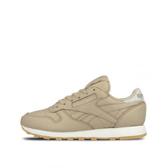 Reebok Classic Met Diamond Lace-Up Beige Smooth Leather Womens Trainers BD4424