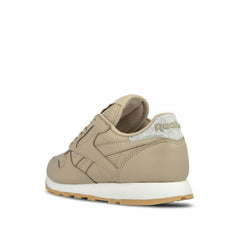 Reebok Classic Met Diamond Lace-Up Beige Smooth Leather Womens Trainers BD4424