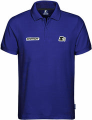 Starter Falcon Mens Short Sleeve Blue Polo Shirt CPE00038