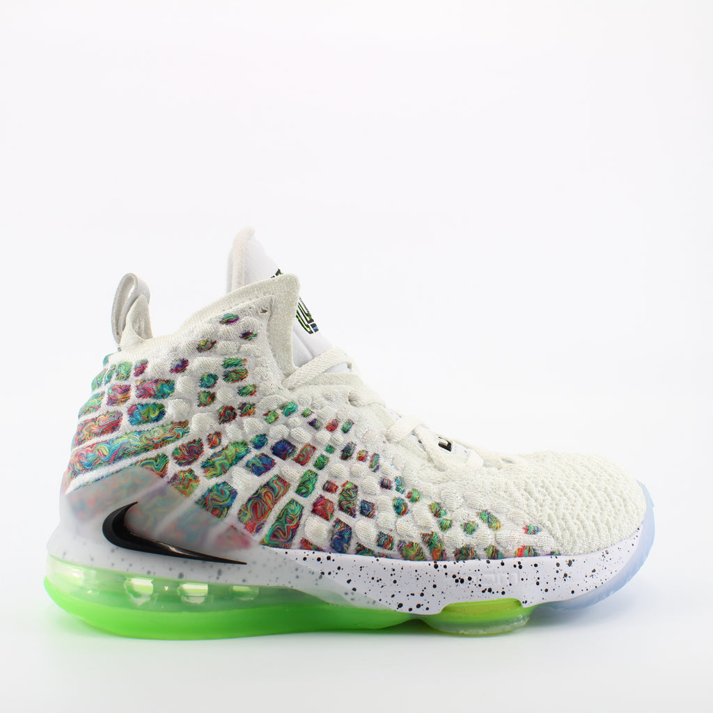 Nike Lebron XVII Kids White Trainers