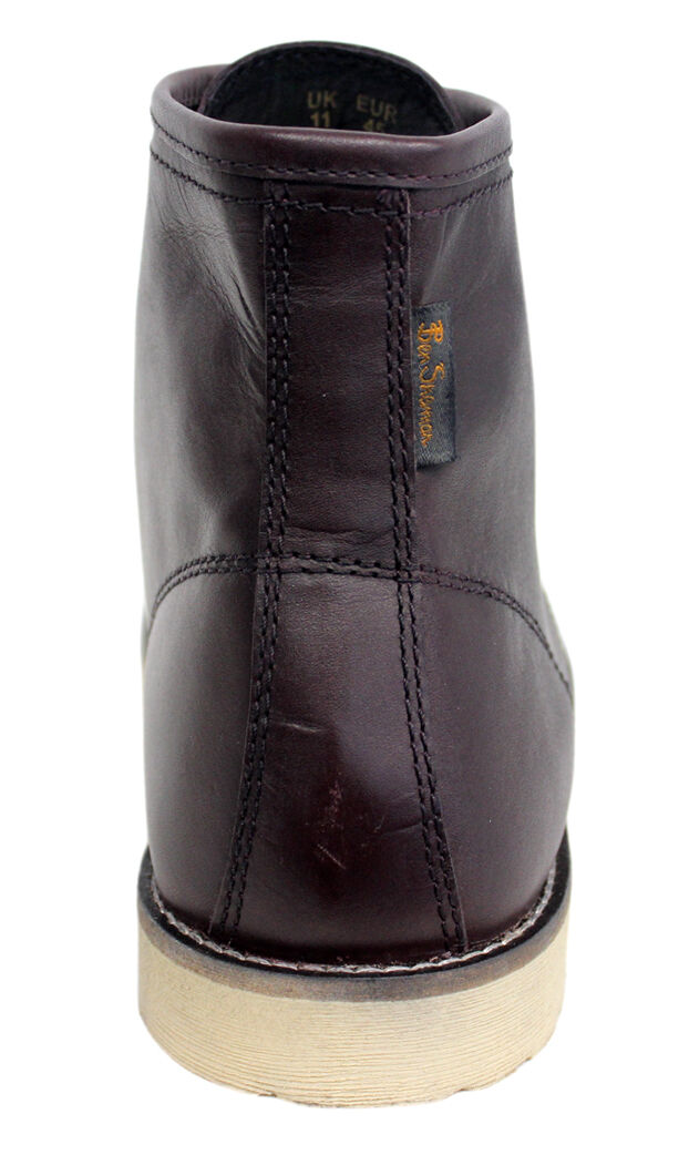 Ben Sherman Americana Mens Burgundy Boots