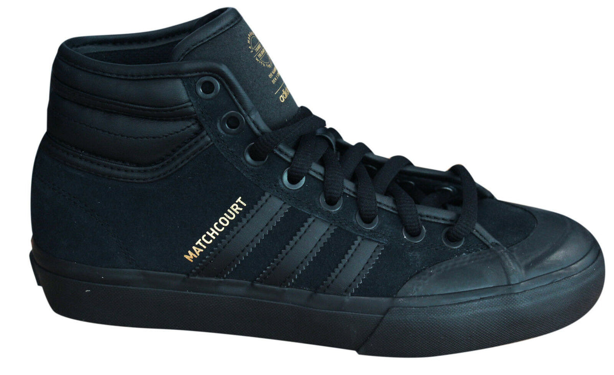 Adidas Originals Matchcourt High RX2 Mens Lace Up Trainers Black BY4103 B34B