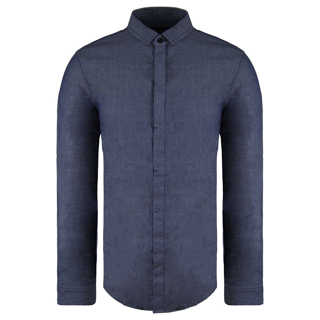 Armani Jeans Extra Slim Mens Navy Shirt