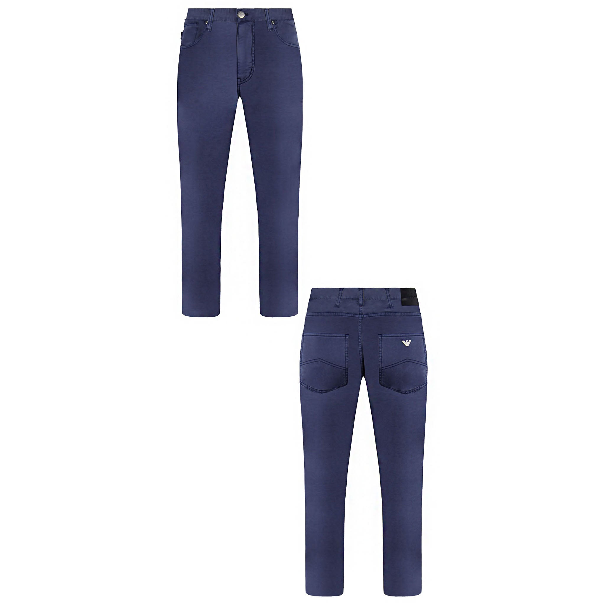 Armani Jeans J06 Slim Fit Mens Blue Chinos