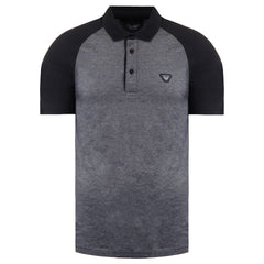 Armani Jeans Slim Fit Mens Dark Grey/Black Polo Shirt