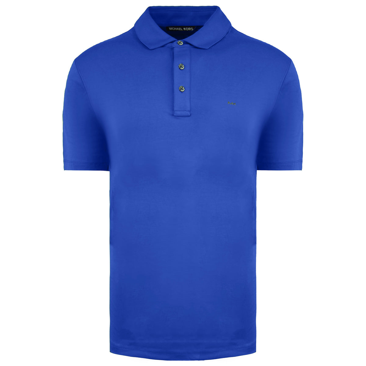 Michael Kors Logo Mens Blue Polo Shirt
