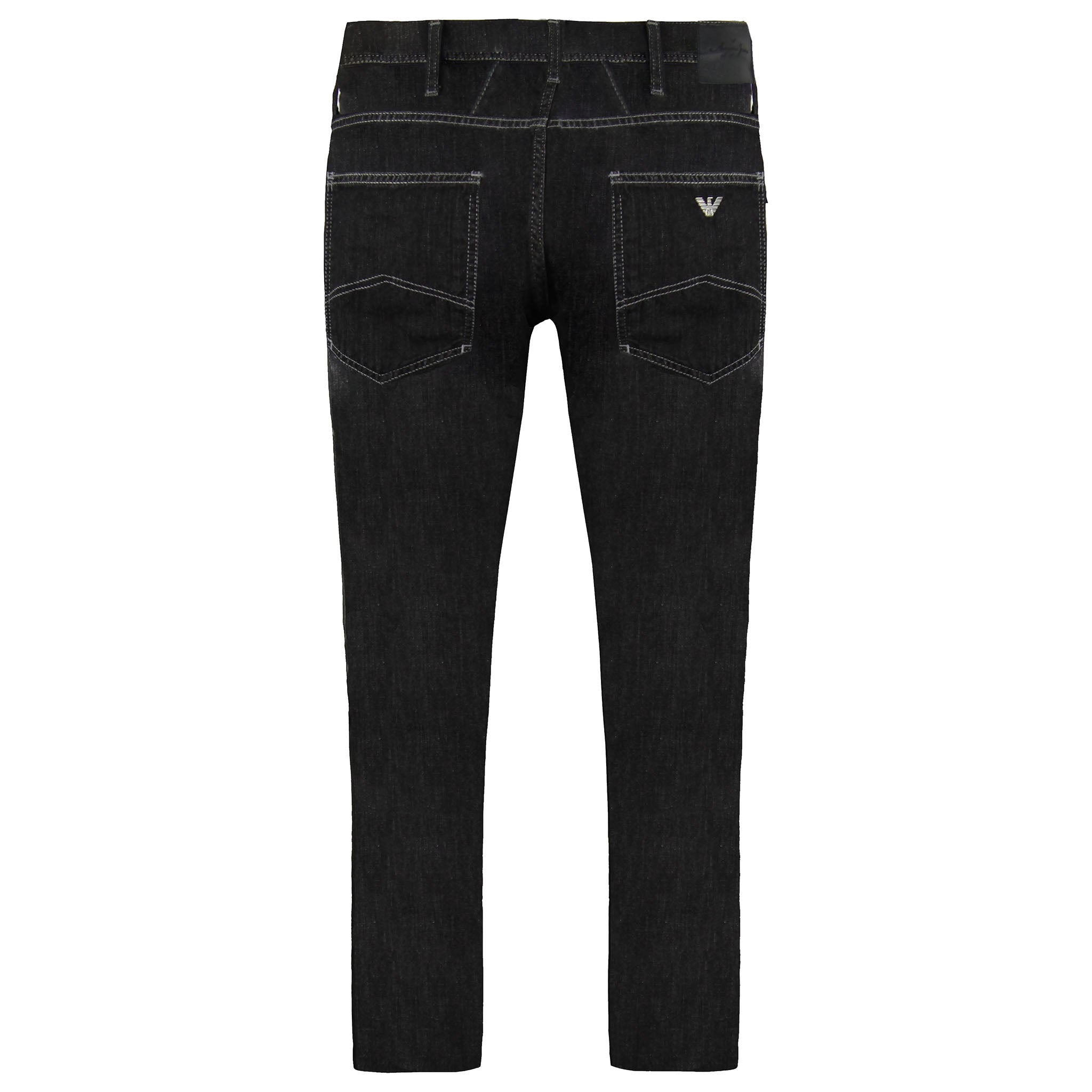 Armani Jeans J45 Slim Fit Mens Black Denim