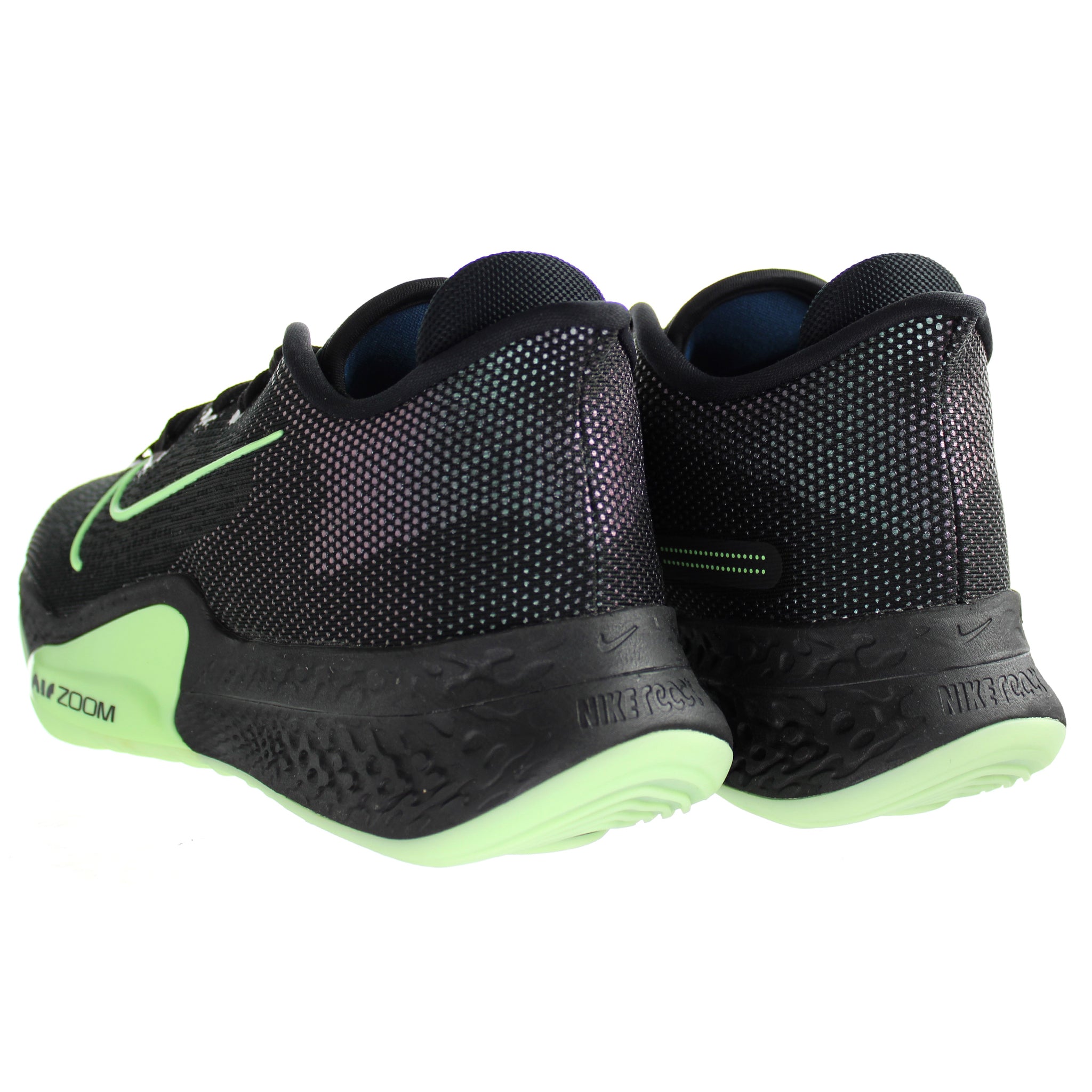 Nike Air Zoom BB Nxt Mens Black/Green Basketball Shoes