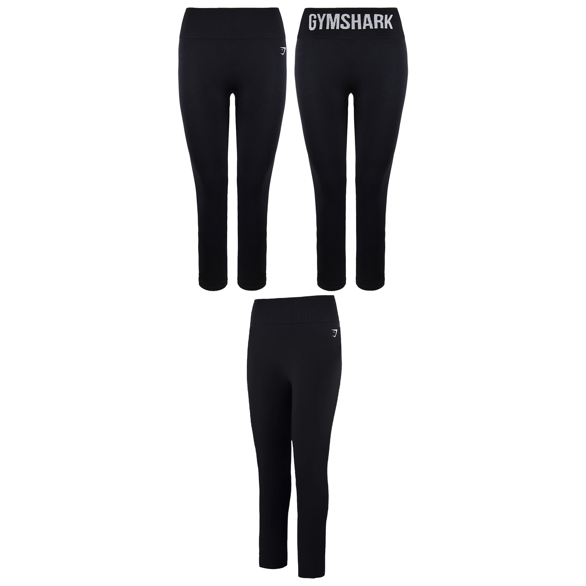 Gymshark Fit Mid Rise Womens Black Leggings