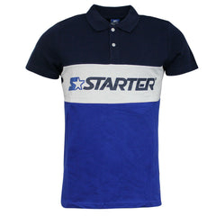 Starter Impulse Logo Mens Navy White Polo Shirt