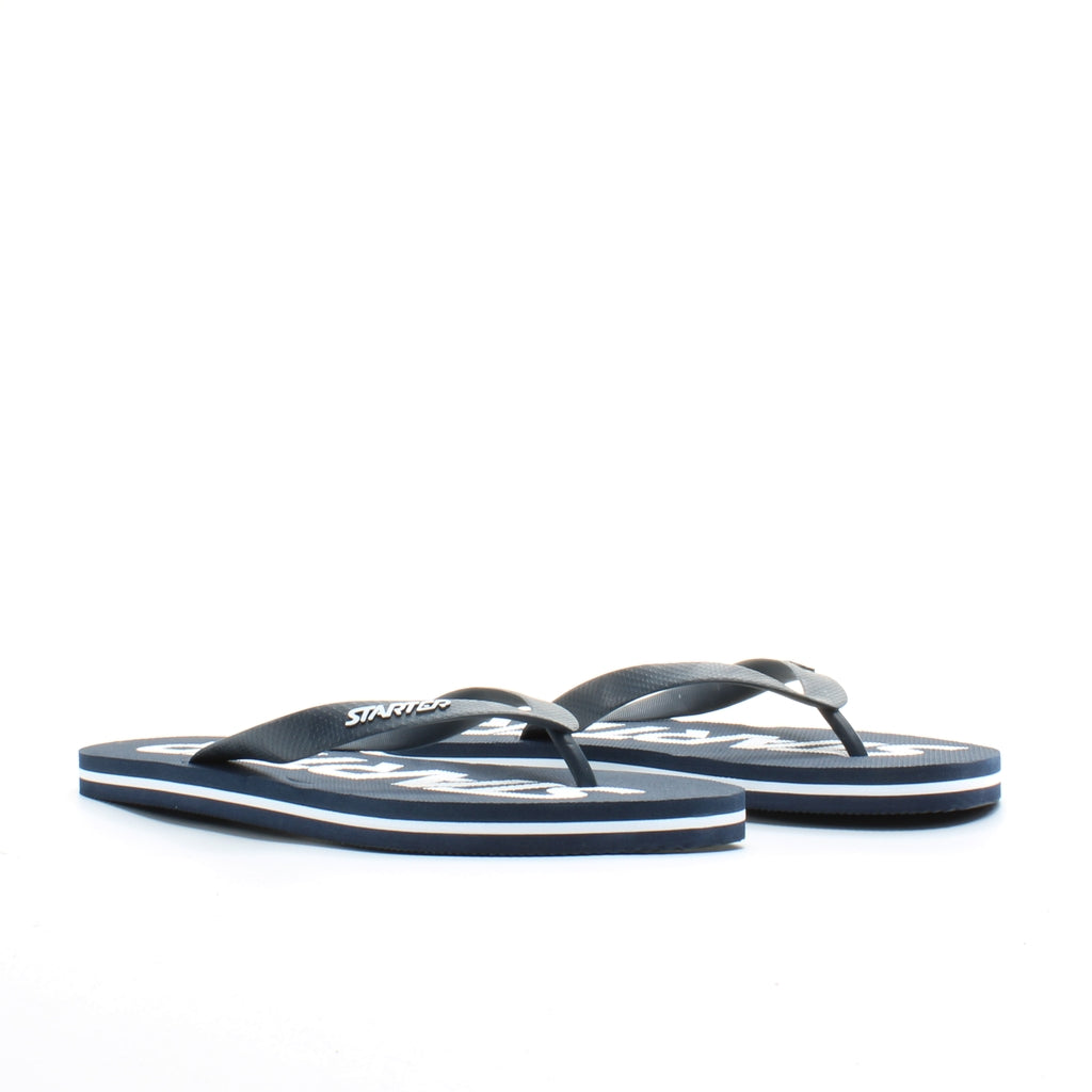 Starter Phoenix Navy Synthetic Mens Slip On Thong Flip Flops