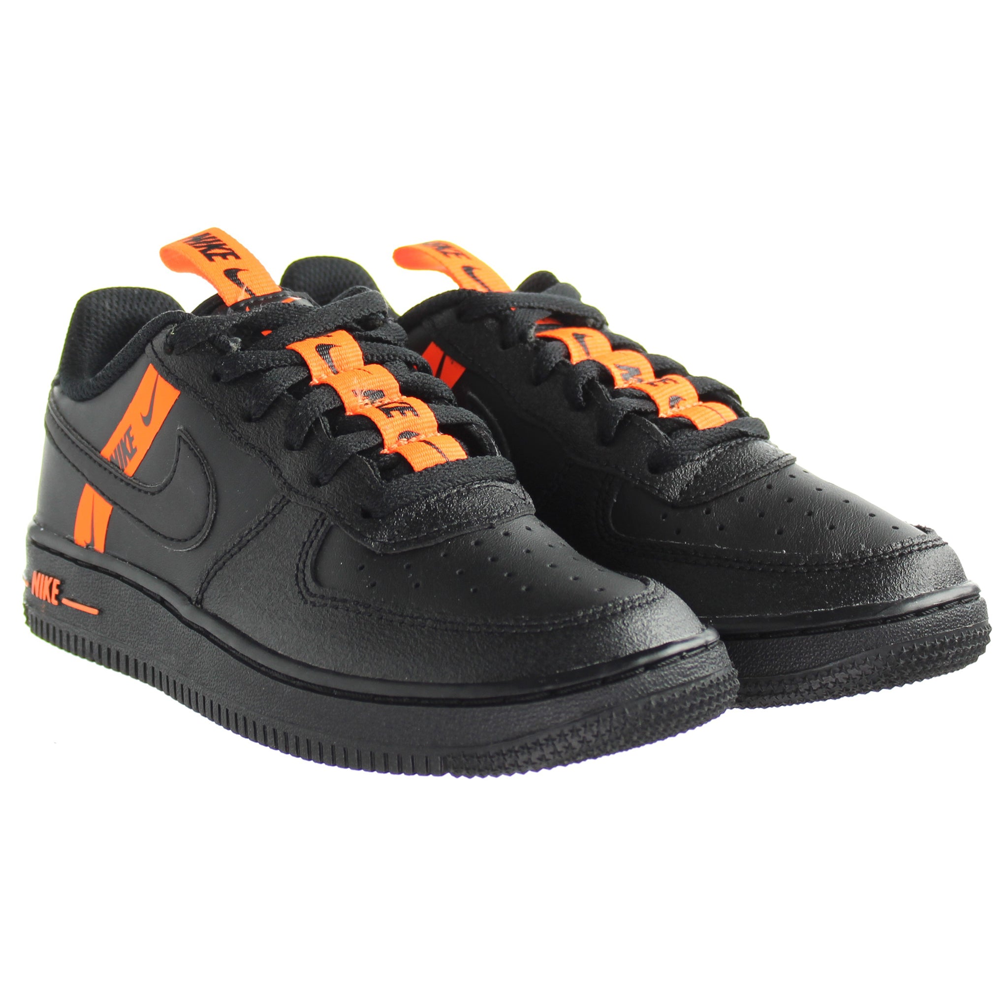 Nike Force 1 LV8 KSA Kids Black Trainers