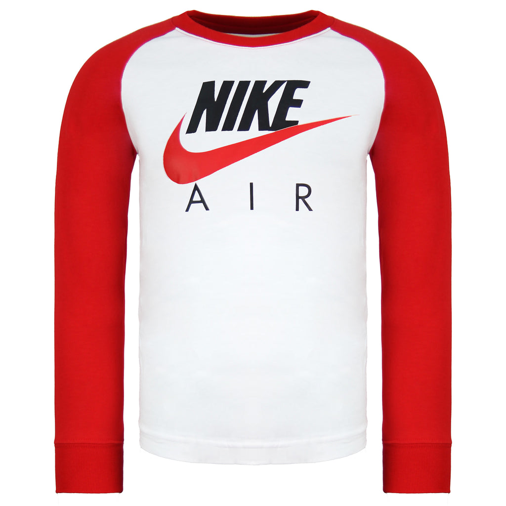 Nike Air Kids White/Red Top