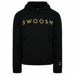 Nike Swoosh Mens Black Hoodie