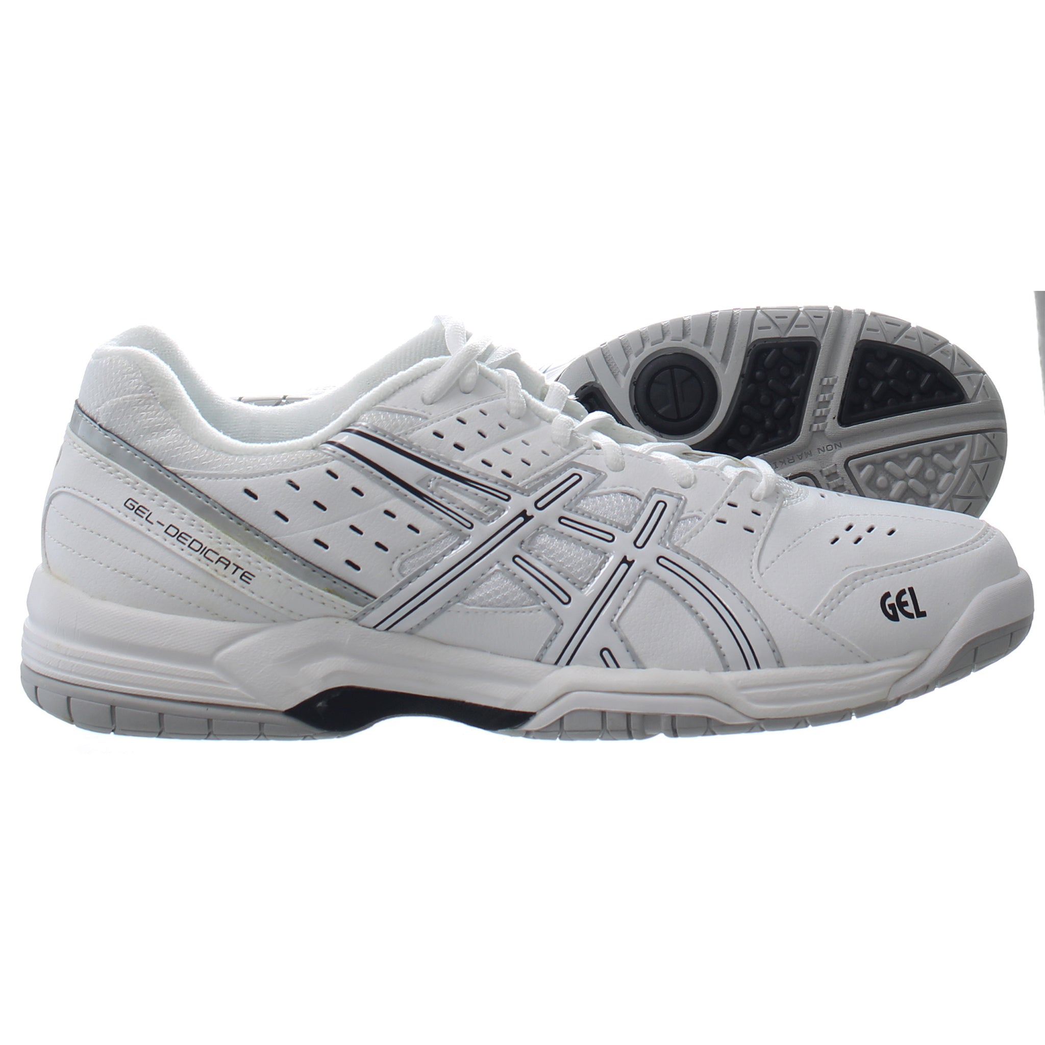 Asics Gel-Dedicate 3 Mens White Trainers