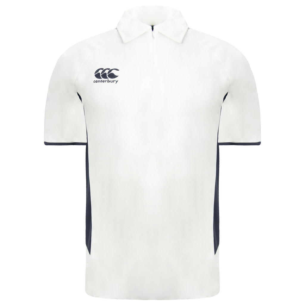 Canterbury Pro Cricket Kids Off White Polo Shirt