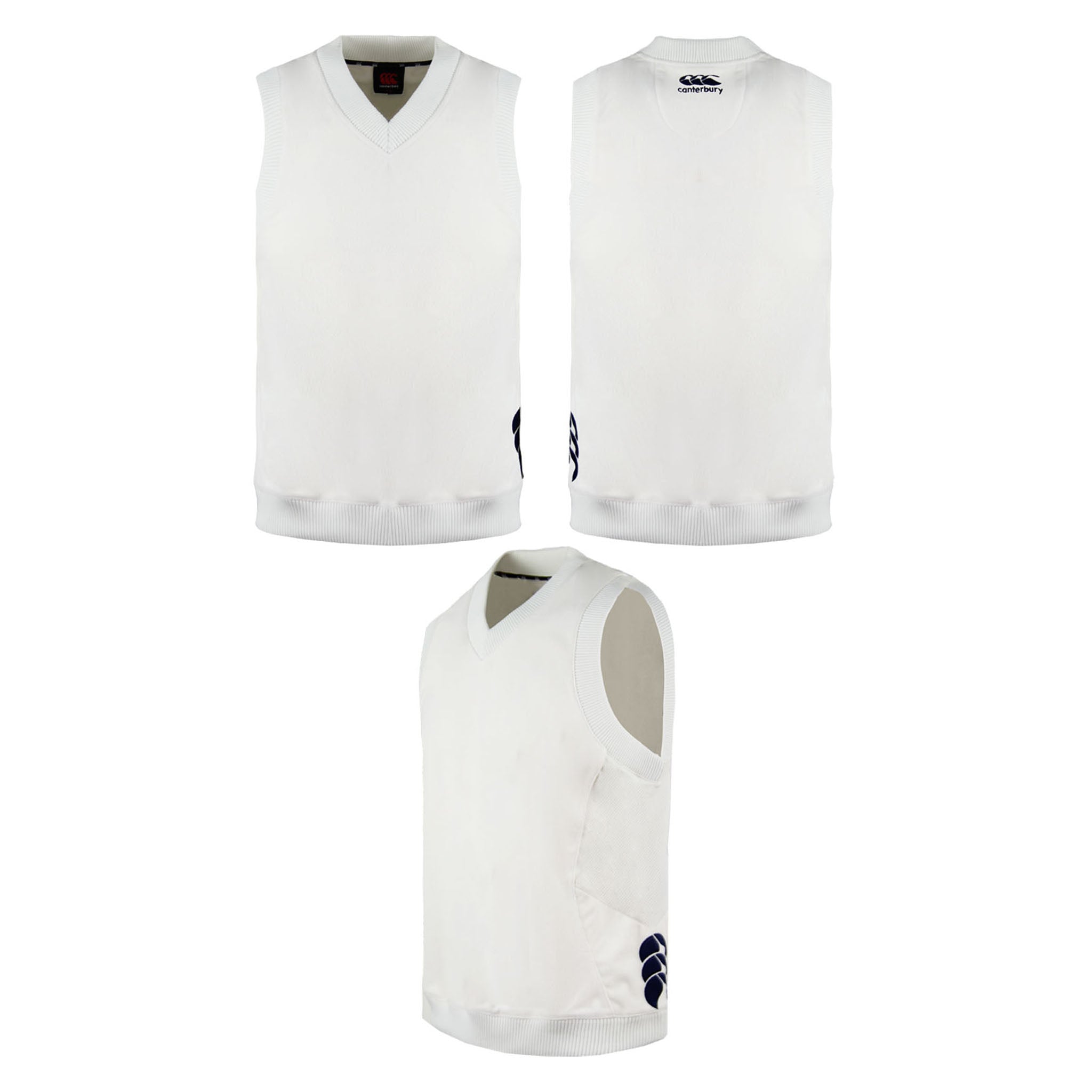 Canterbury Pro Cricket Kids Off White Sweater