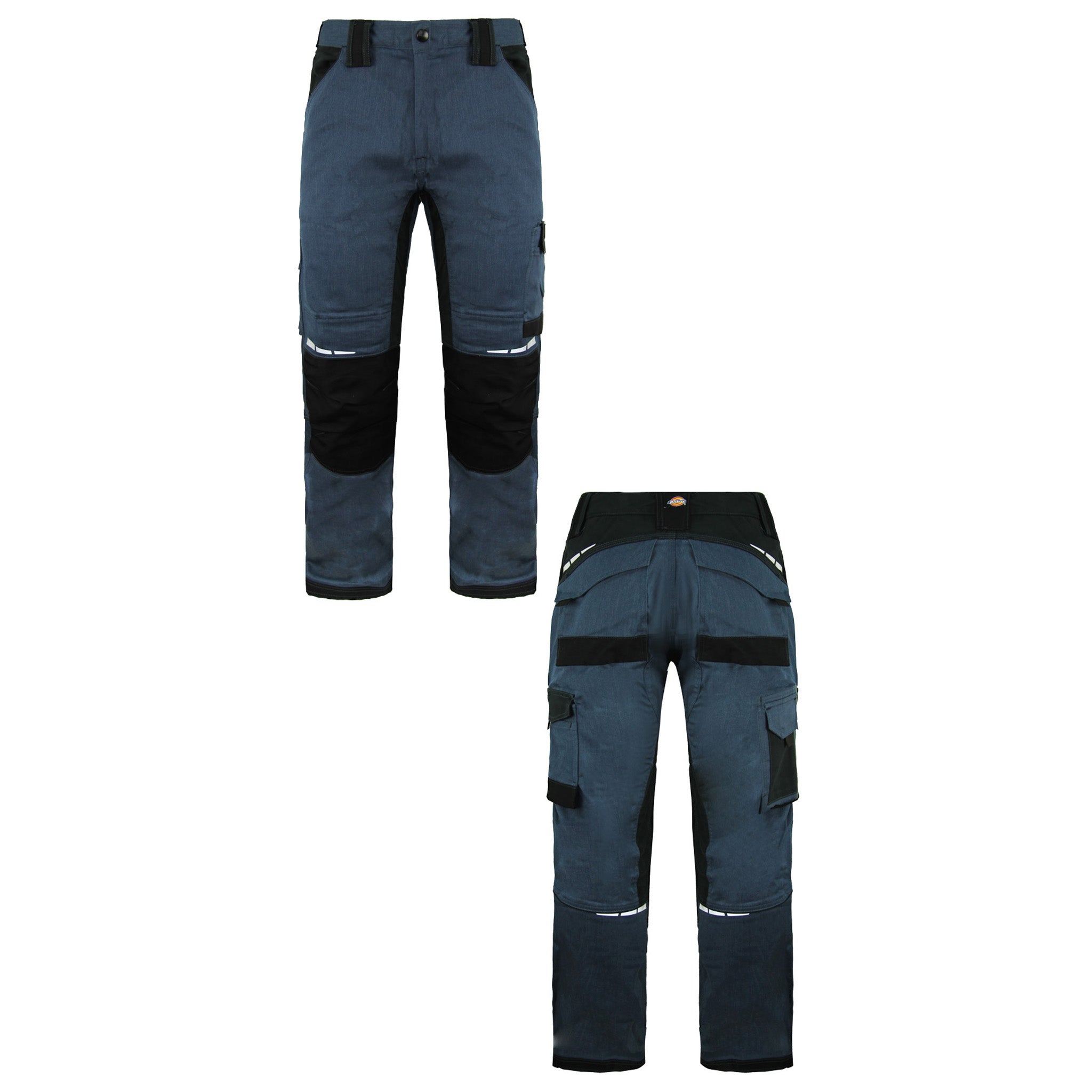 Dickies GDT Premium Kneepad Mens Navy Work Wear Trousers