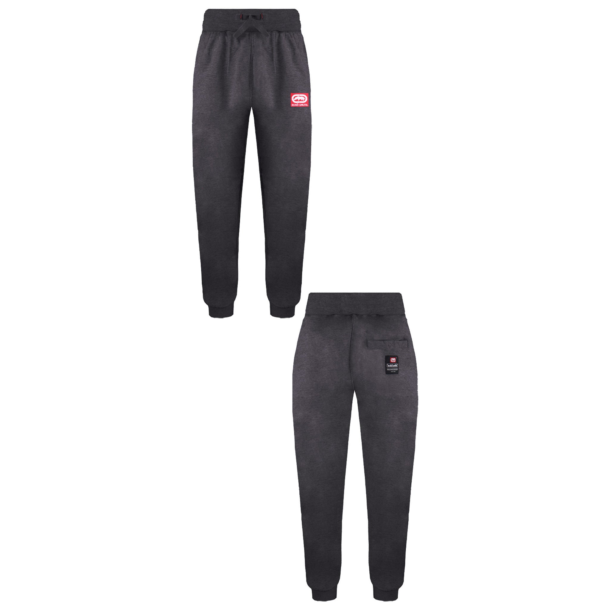 Ecko Unltd. Canam Mens Charcoal Marl Track Pants