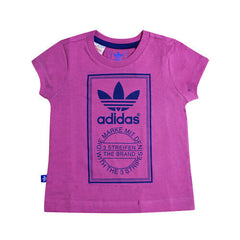 Adidas Fun Trefoil Kids Purple T-Shirt