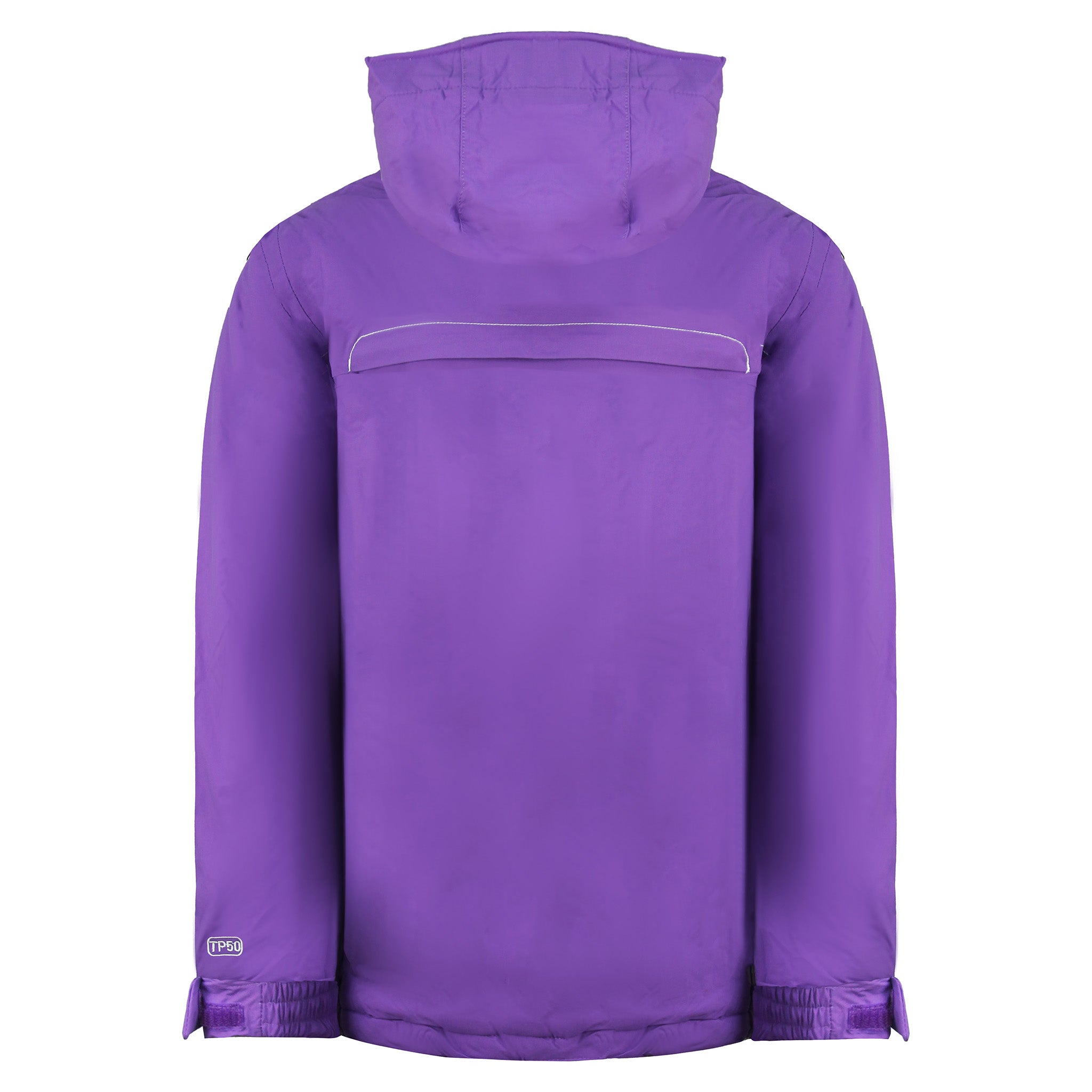 Trespass Zip Up Waterproof Purple Junior Ivana Glacier Jacket