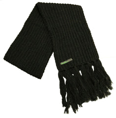 Gio-Goi Knitted Mens Black Scarf