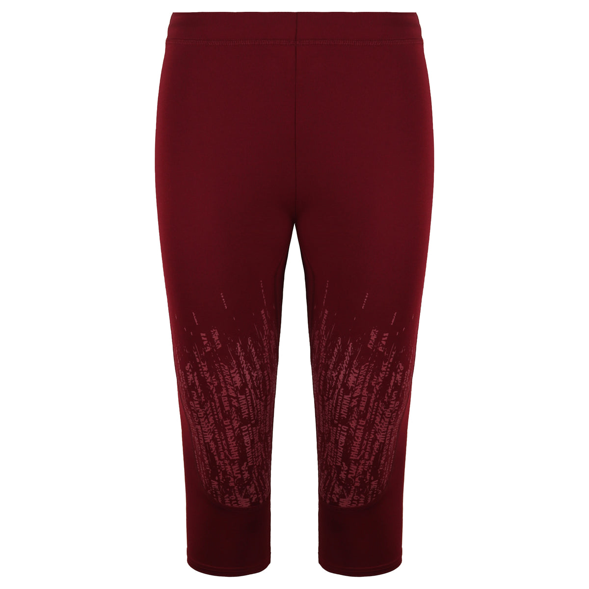 Gymshark Combat Womens Burgundy Cropped Leggings