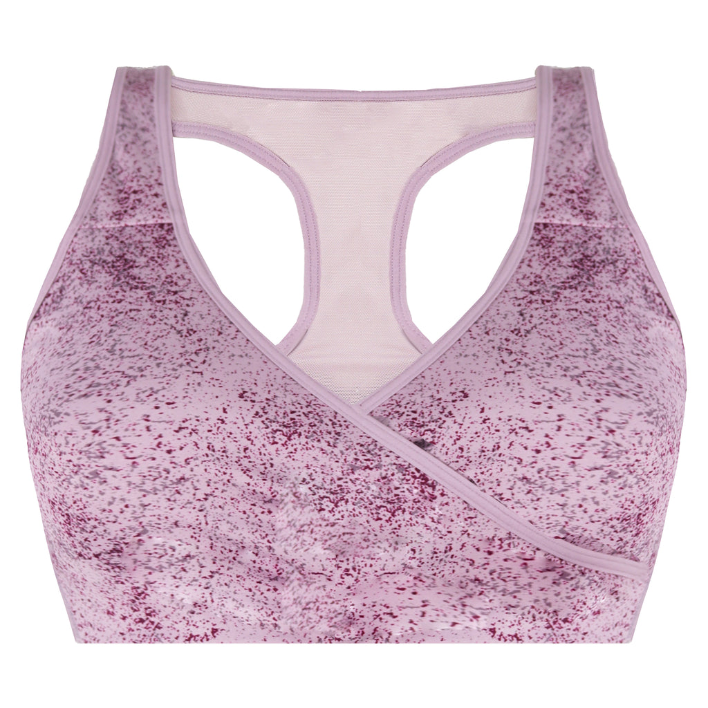 Gymshark Chalk Womens Malow Purple Sports Bra