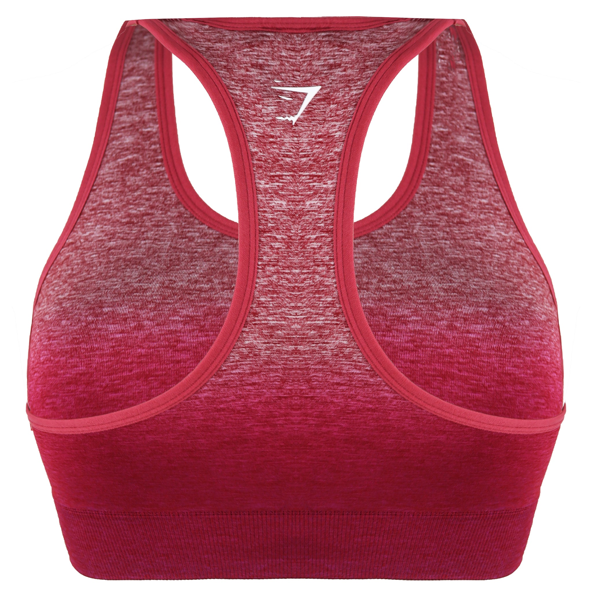 Gymshark Seamless Womens Ombre Burgundy Sports Bra