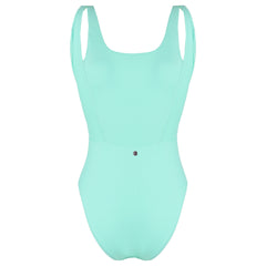 Gymshark Open Back Womens Turquoise Swimsuit