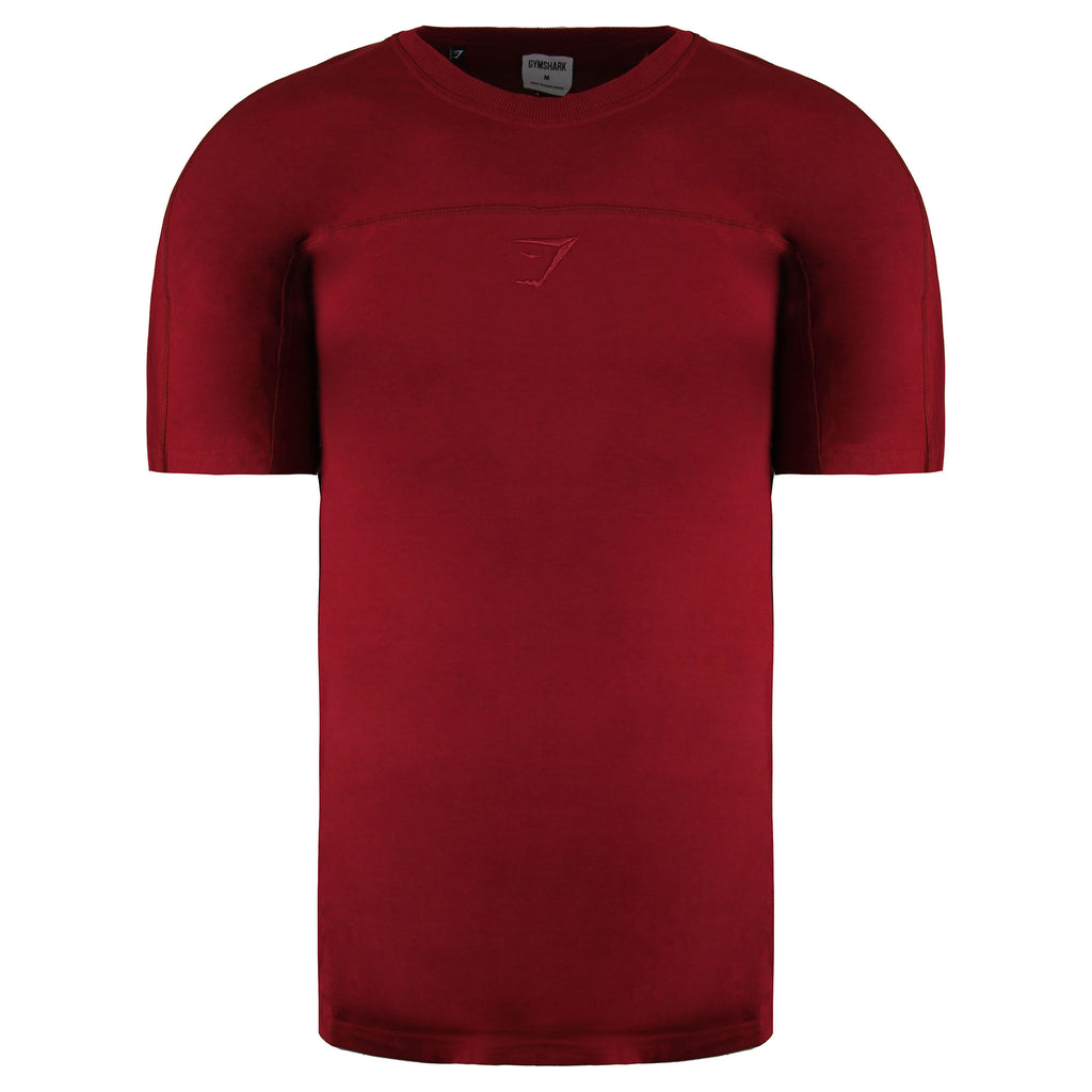 Gymshark Compound Mens Burgundy T-Shirt