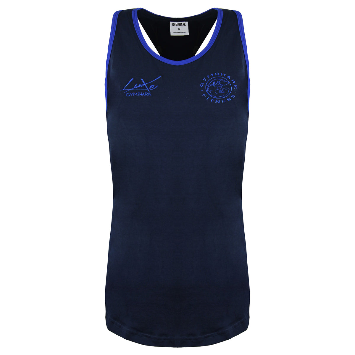 Gymshark Luxe Legacy Mens Navy Tank Top