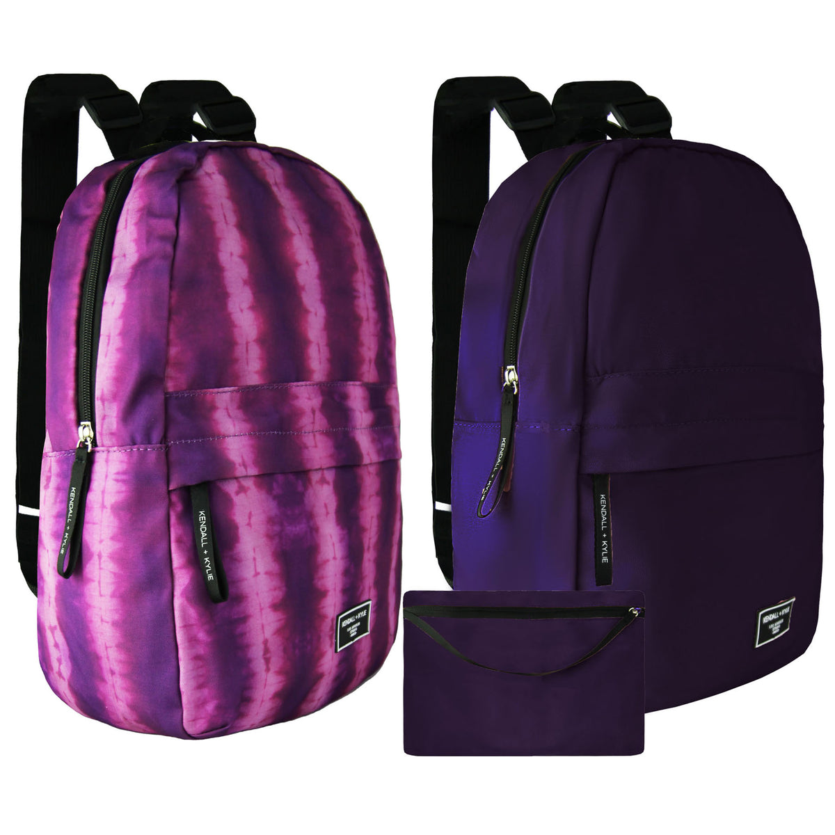 Kendall + Kylie 2-Pack Washable Pink/Purple Backpack