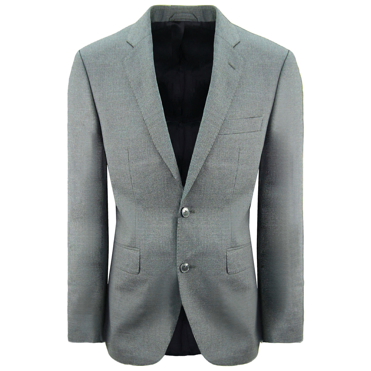 Hackett London Wool Mohair Mens Grey Suit