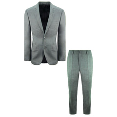 Hackett London Wool Mohair Mens Grey Suit