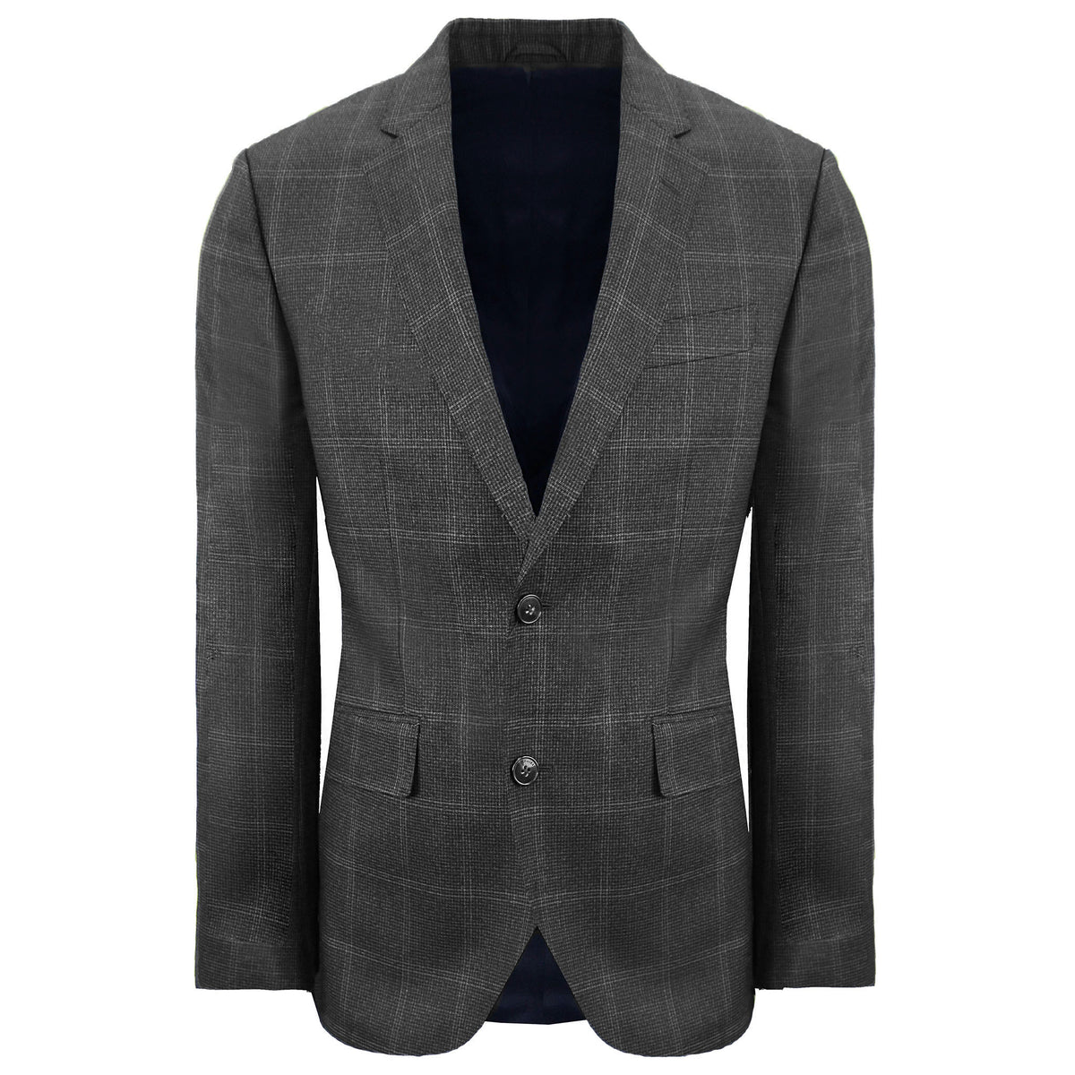 Hackett London Tailored Travel Mens Dark Grey Suit