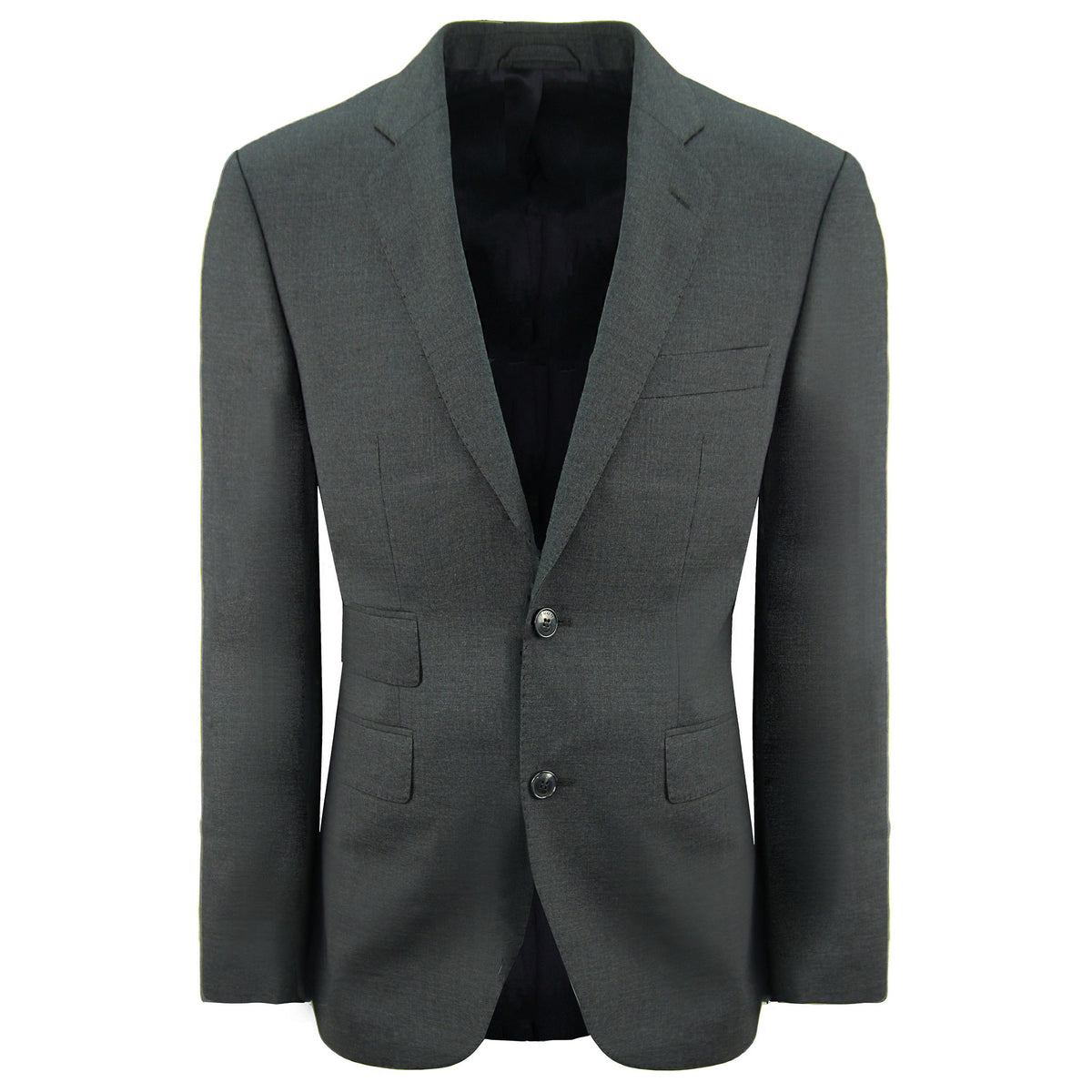 Hackett London Sharkskin Mens Dark Grey Suit