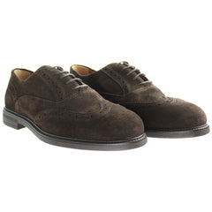 Hackett Chino PLN Brogue Mens Brown Shoes