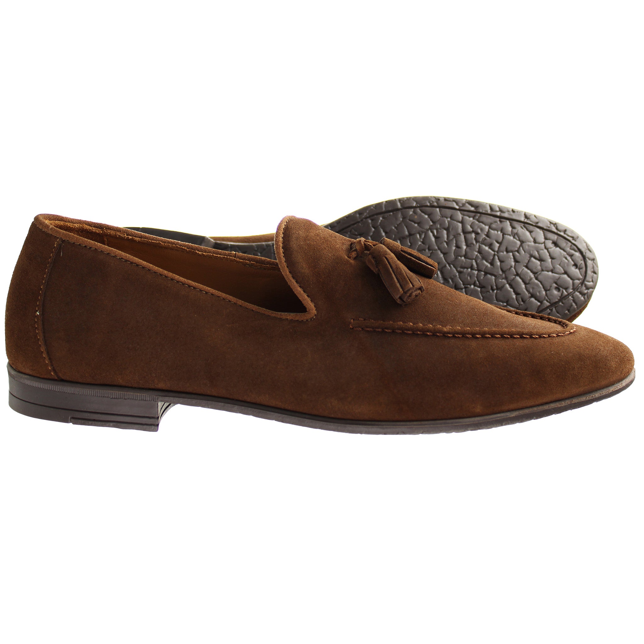 Hackett Tassel Roll Mens Brown Shoes