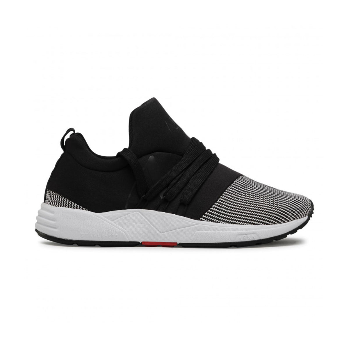 Arkk Copenhagen Raven Mesh Pet S-E15 Mens Black Trainers